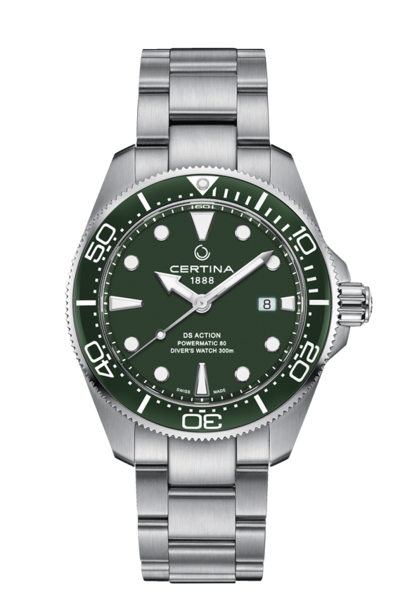 DS Action Diver 43mm Powermatic 80 Automatic Green 316L stainless steel 43mm - #0
