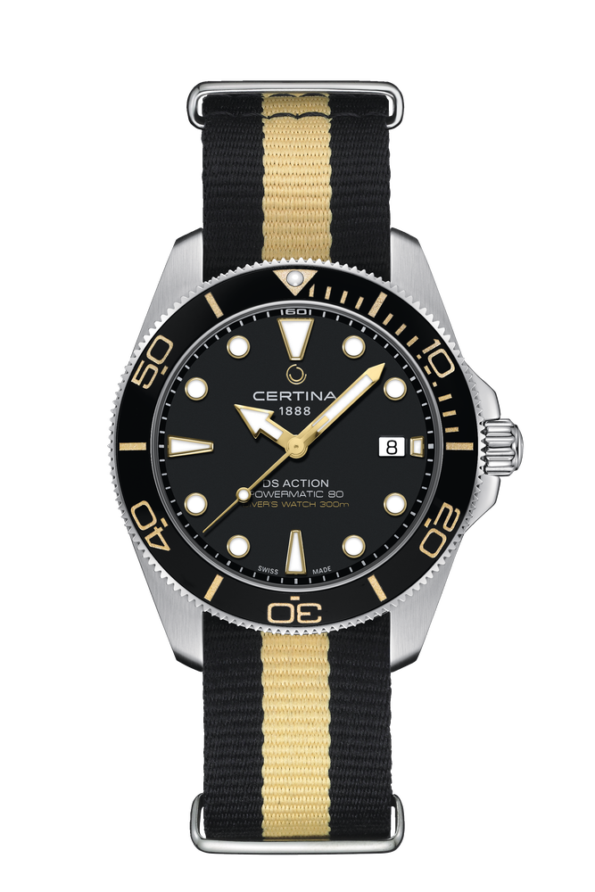 Certina, Unisex, DS ACTION Diver 38mm, Stainless Steel, Swiss Automatic, Diving Watch, C0328072204110送料無料 Unisex Automatic DS Action Diver 38mm Powermatic 80 watch by Certina