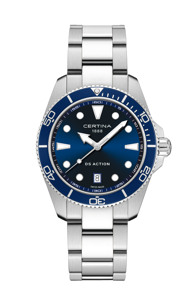 Certina DS Action 40mm blue dial