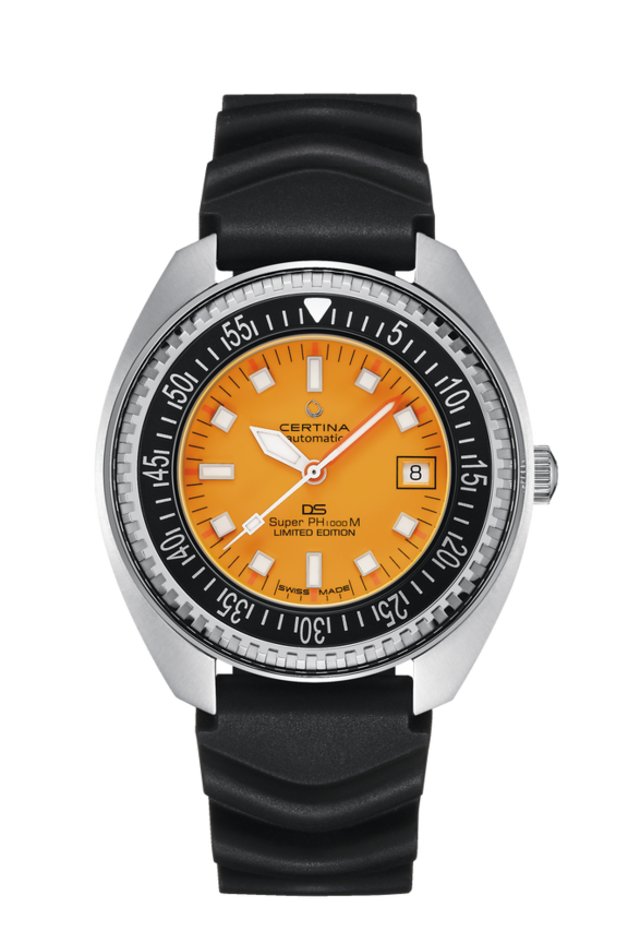 DS SUPER PH1000M Automatic Orange 316L stainless steel 43.5mm - #0