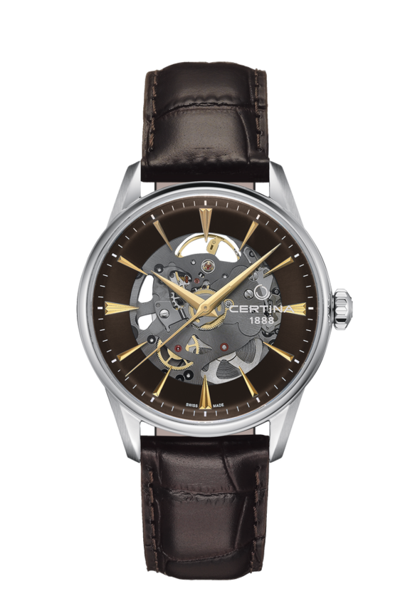 DS-1 Skeleton Automatic Grey 316L stainless steel 40mm - #0