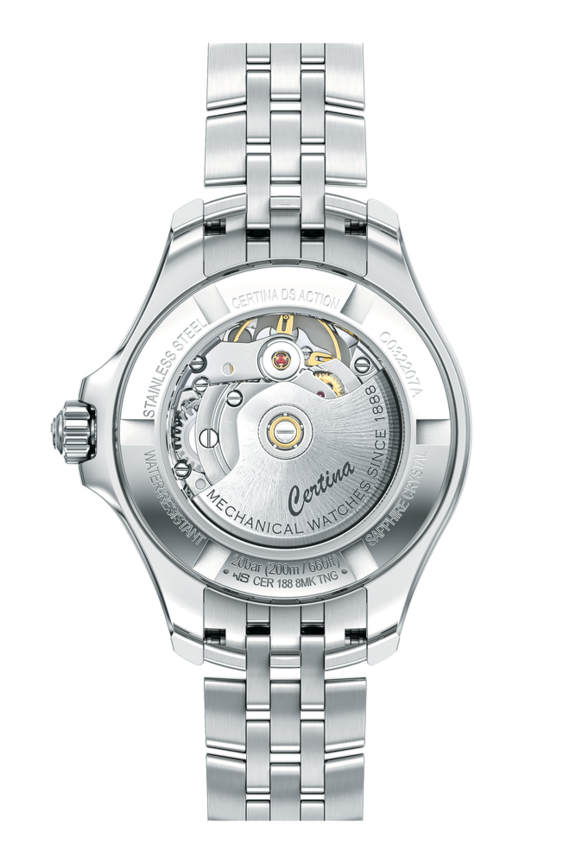 DS Action Automatic Mother of pearl 316L stainless steel 34.5mm - #4