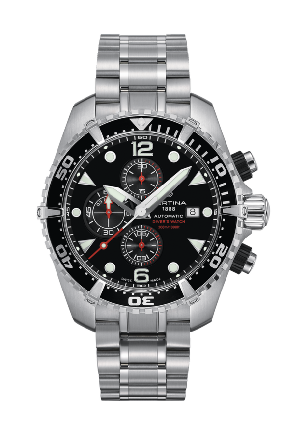 certina ds action black