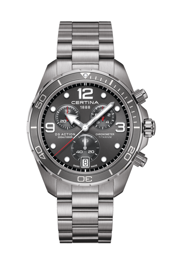 certina ds chronograph titanium