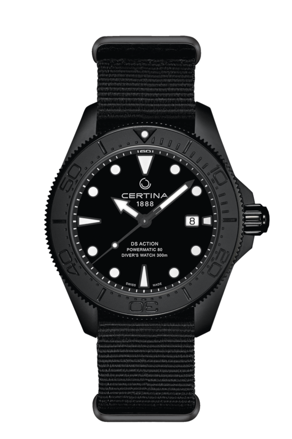 DS Action Diver Automatic Black PVD coating 316L stainless steel 43mm - #0