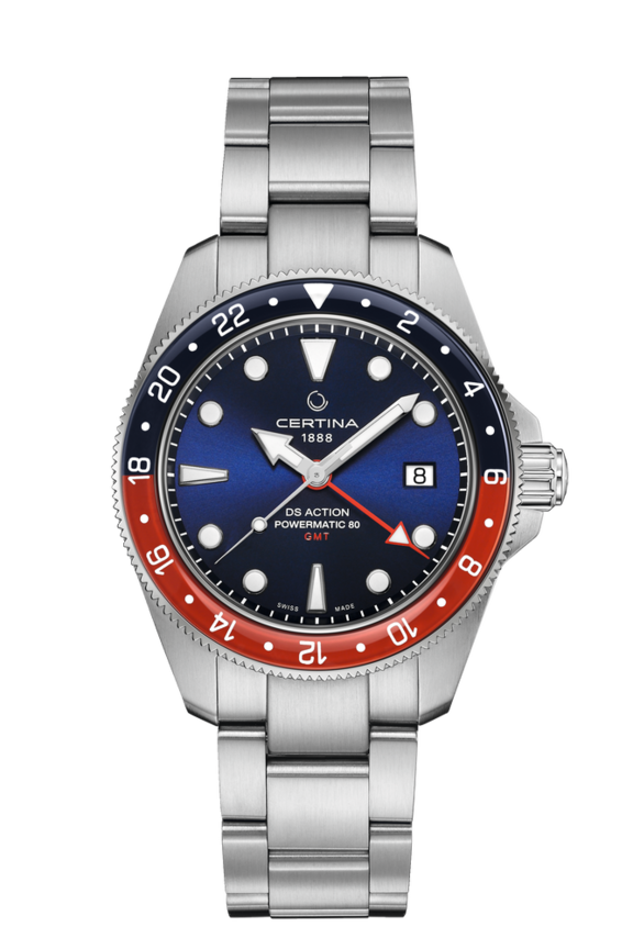 DS Action GMT Powermatic 80 Automatic Blue 316L stainless steel 41mm - #0