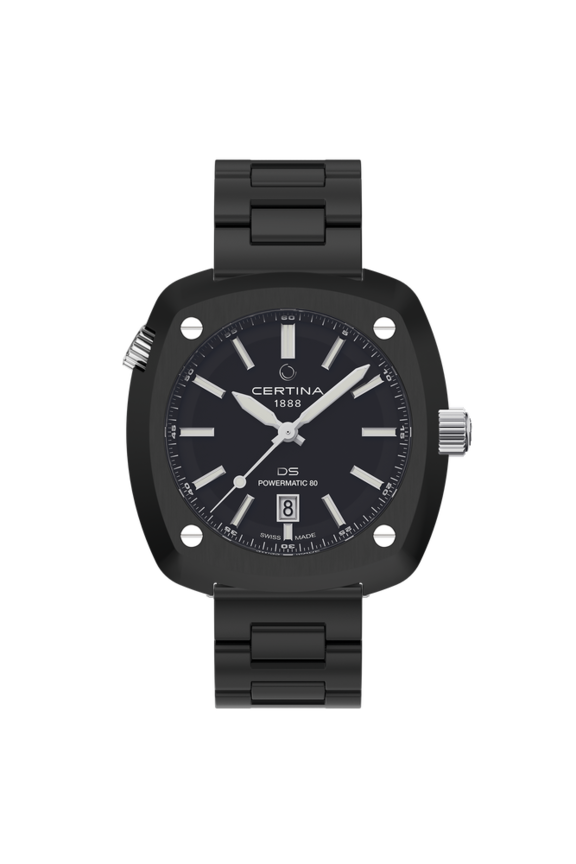 DS+ Automatic Black PVD coating 316L stainless steel 43.4mm - #3