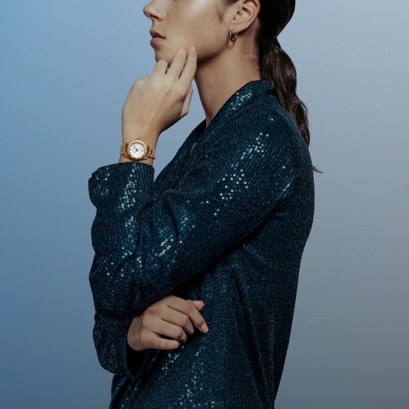 Women watch ∙ Quartz ∙ Mother of pearl ∙ PVD coating ∙ 316L stainless steel - #3