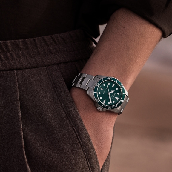 Men watch ∙ Quartz ∙ Green ∙ 316L stainless steel - #3