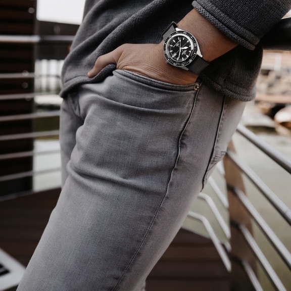 Men watch ∙ Automatic ∙ Black ∙ 316L stainless steel - #3