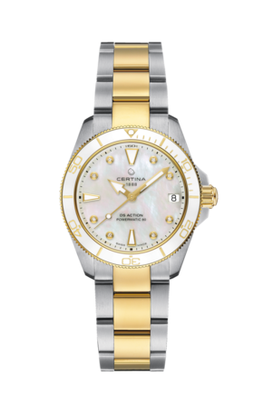 Women watch ∙ Automatic ∙ Mother of pearl ∙ PVD coating ∙ 316L stainless steel (C0320072211600)