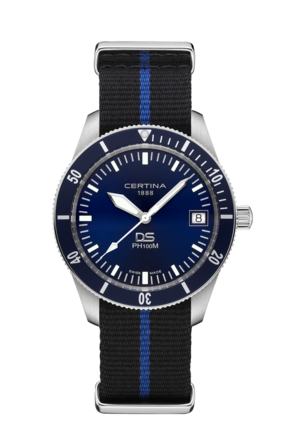 Men watch ∙ Quartz ∙ Blue ∙ 316L stainless steel (C0444101804000)